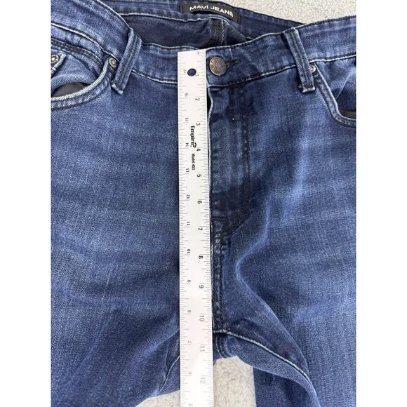 Mavi Jeans Jake Slim Leg Mens 36x30.5 Medium Wash Blue Stretch Denim Pant Preppy - Picture 7 of 16